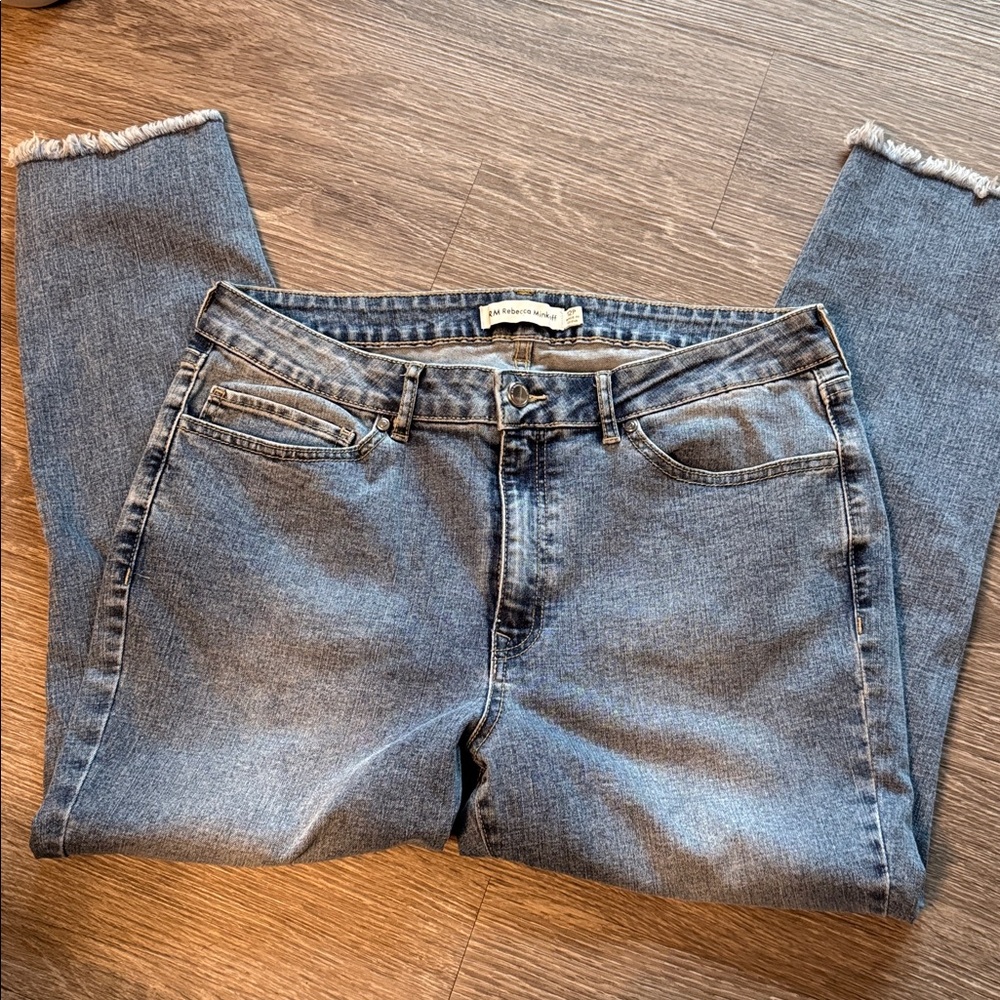 EUC. Rebecca Minkoff blue jeans. Size 12P. Inseam 24”
